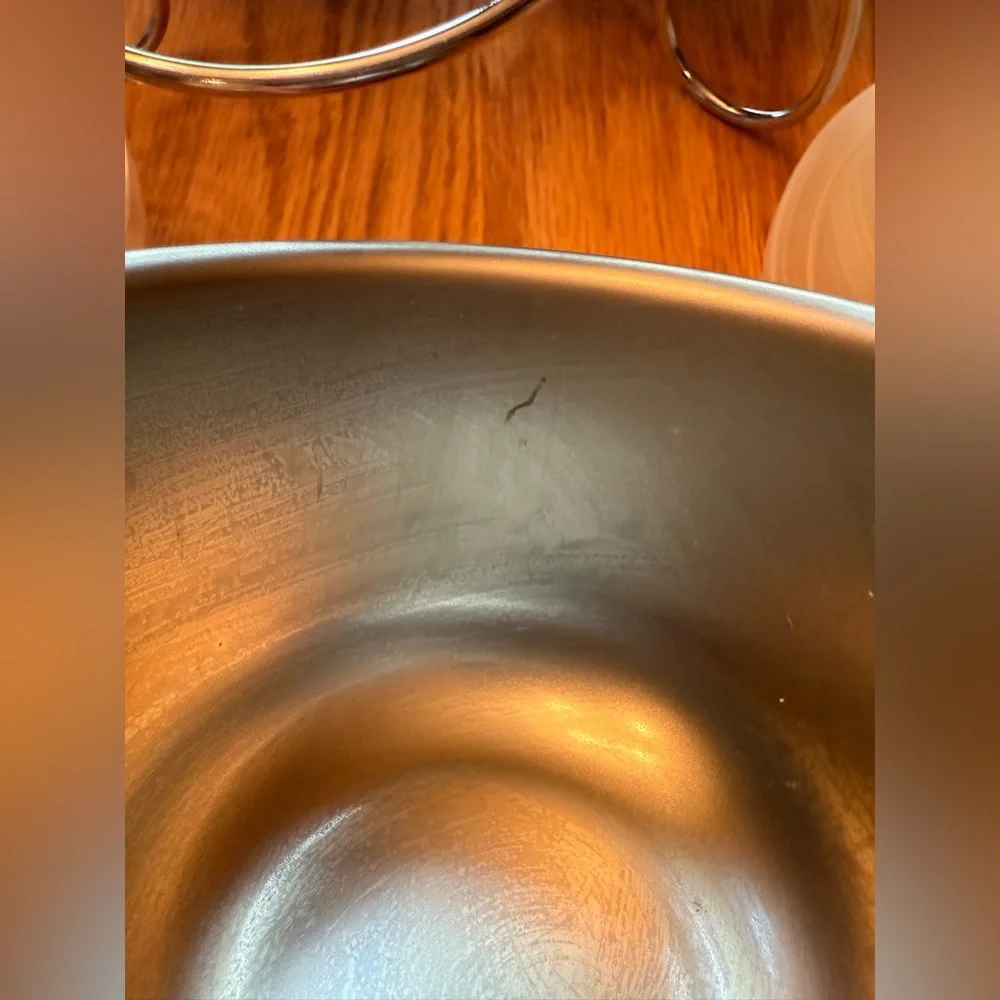Vintage Stainless Steel Condiment Cups and Holder with Lids and Spoons